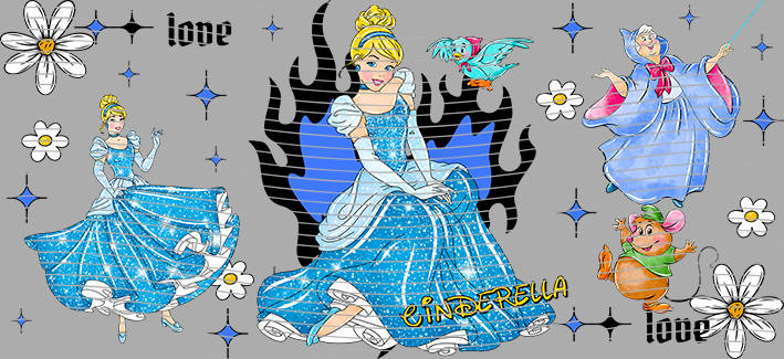 16oz Disney style-D-1084